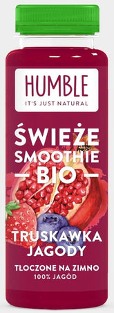 Rea Smoothie PÀron - Jordgubbe - Hallon - GranatÀpple - BlÄbÀr EKO 300 ml - HUMBLE